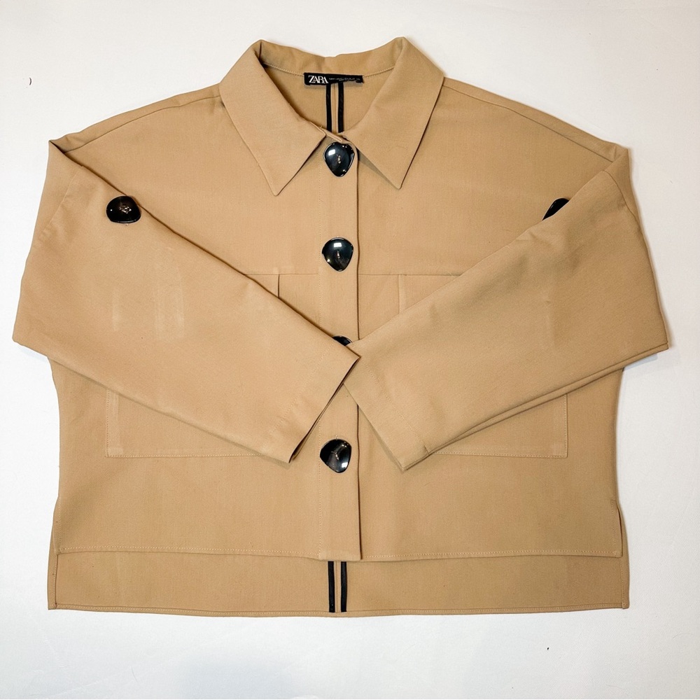 Zara Tan Shacket/Overshirt